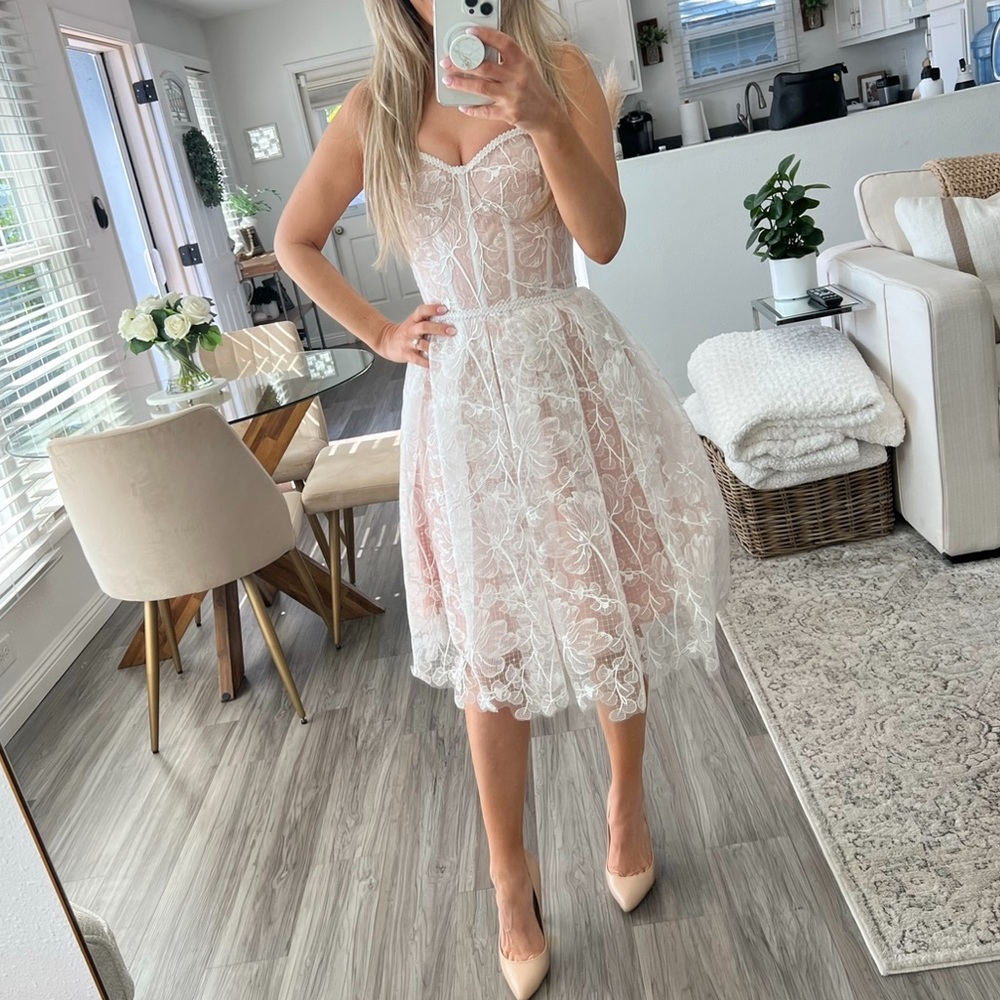 Nadine Merabi dress.